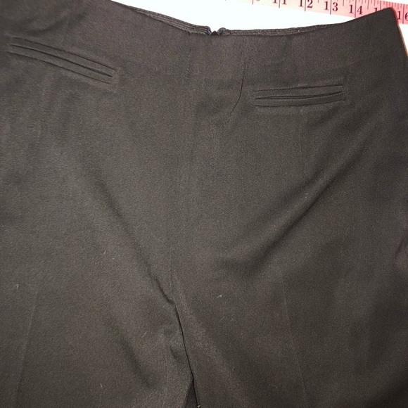 Equestrian Perfect Dress Black Pants W/some Stretch No Waistband Back Zip - Picture 2 of 9